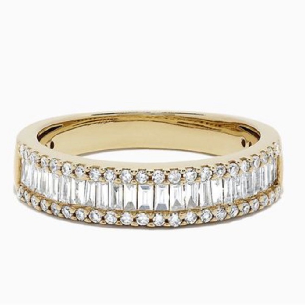 Effy D'Oro 14K Yellow Gold Diamond Ring, 0.73 TCW